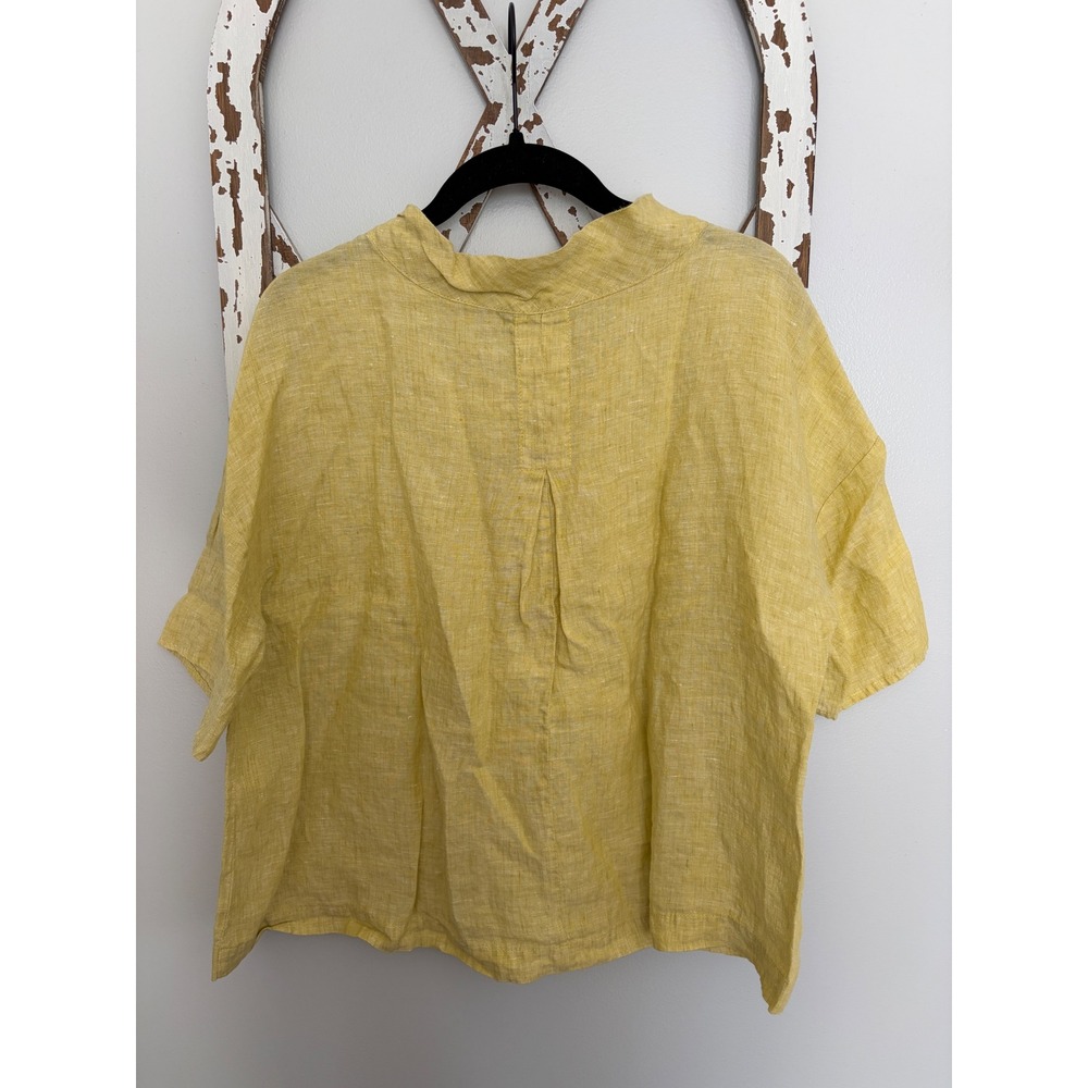 Chalet et ceci 100% Linen Top Lagenlook Resort Size Medium